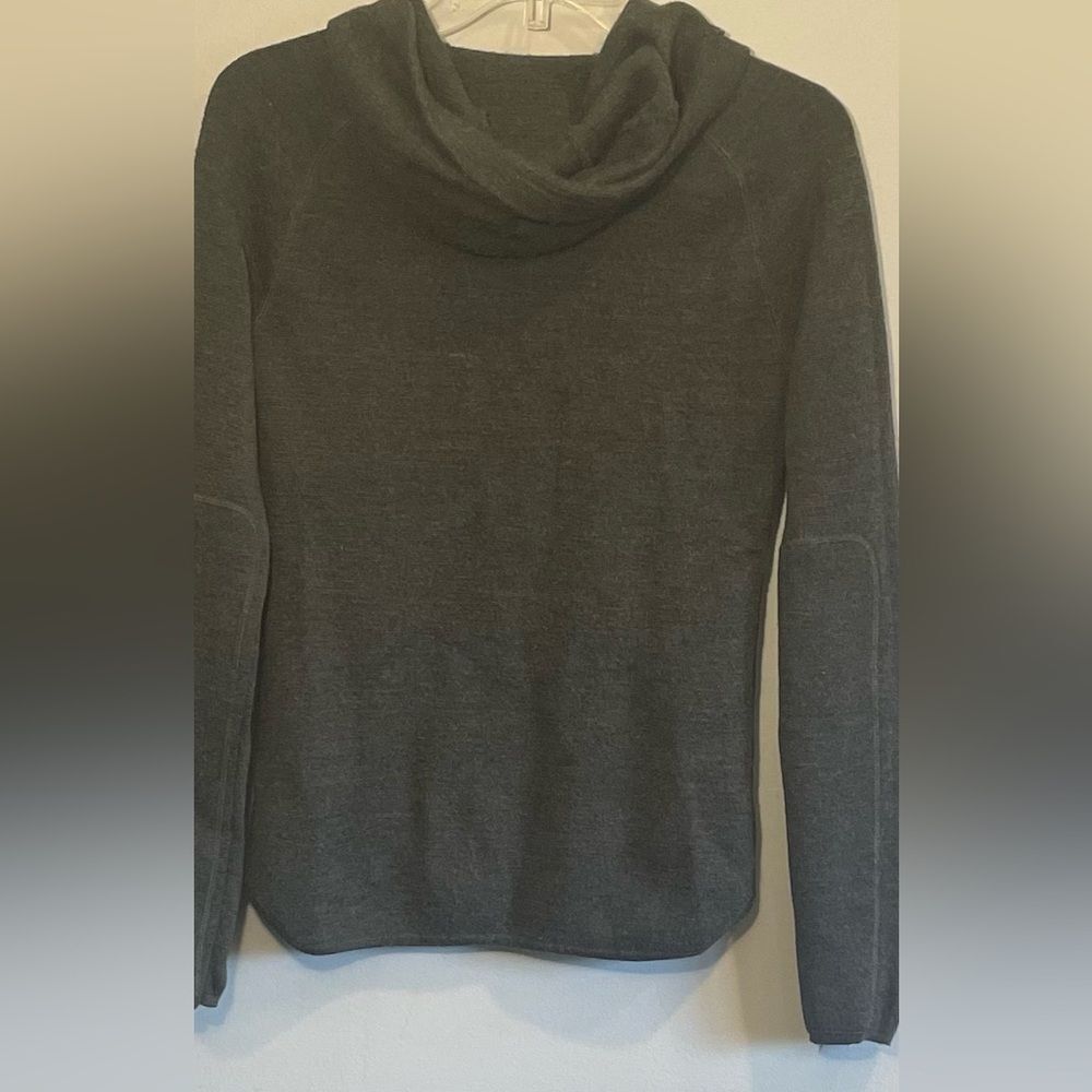 Triple Aught Design Dark Gray Merino Wool Full Zip Hoodie Women’s Medium - Picture 2 of 12